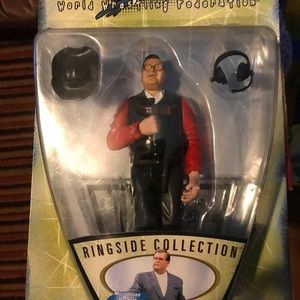 JAKK TOYS Vintage WWF jim Ross 7” Figure